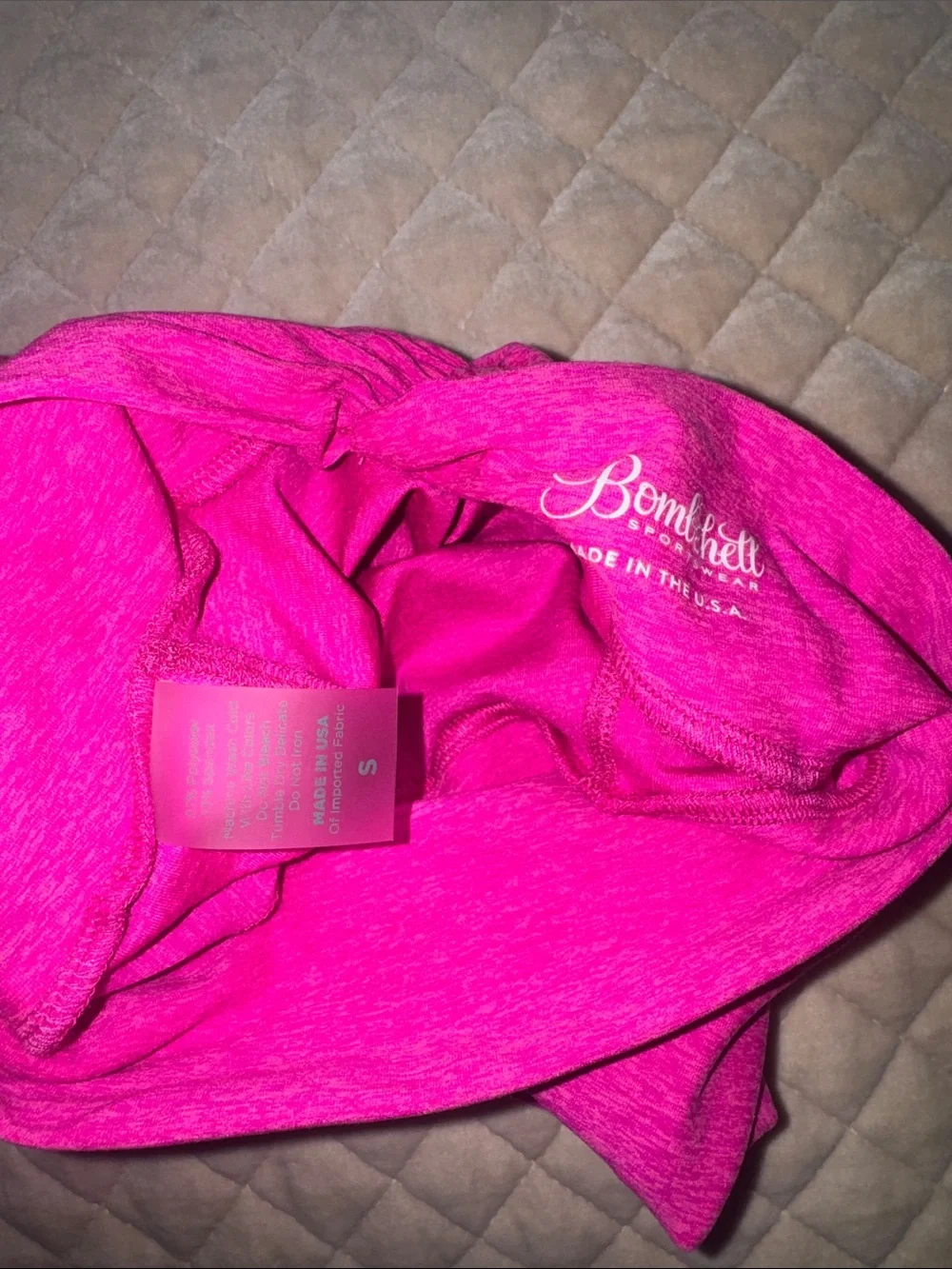 Bombshell Sportswear Neon Pink Berry High-Rise Vback Sculpting Shorts